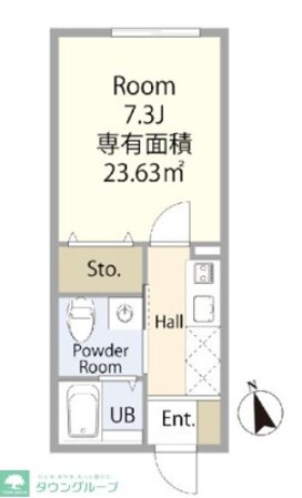 クレスト東村山の物件間取画像
